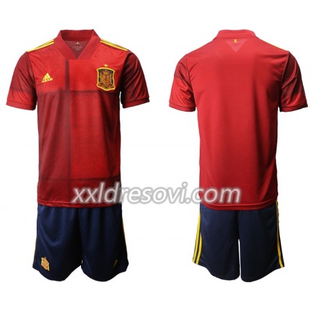 Španjolska Domaći Dječji Komplet Dresovi za Nogomet Euro 2020 (+ kratke hlače)